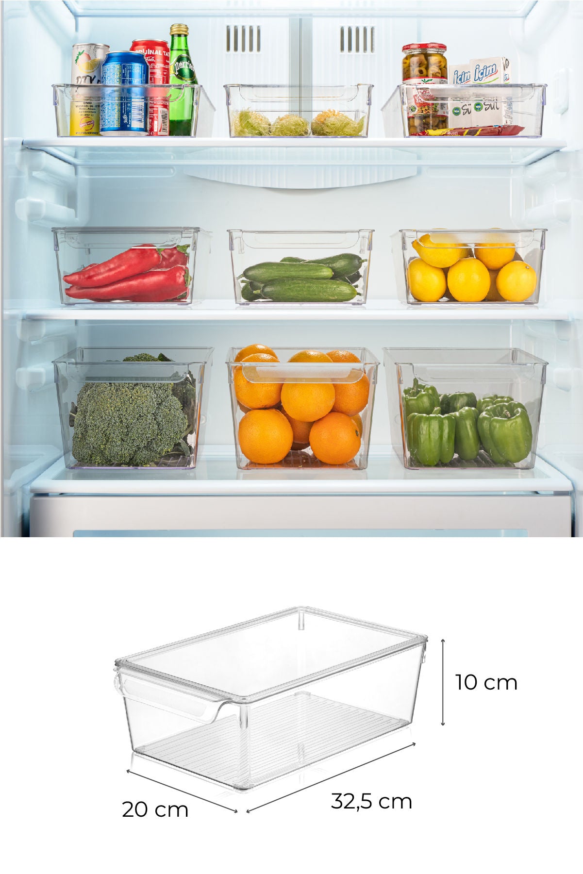Set organizatora za hladnjak (3 komada), 730