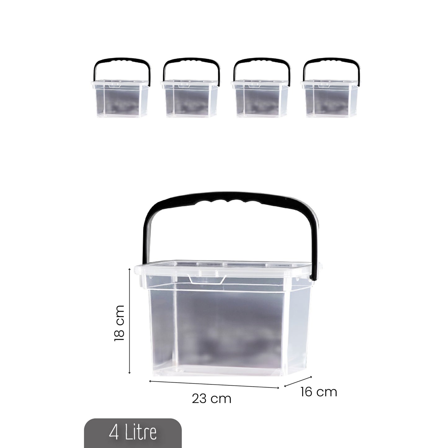 Set kutija za pohranu (4 komada)