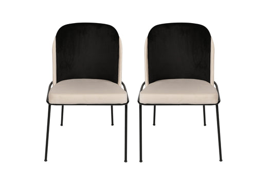 Set stolica (2 komada), Crno Krema, Dore 118