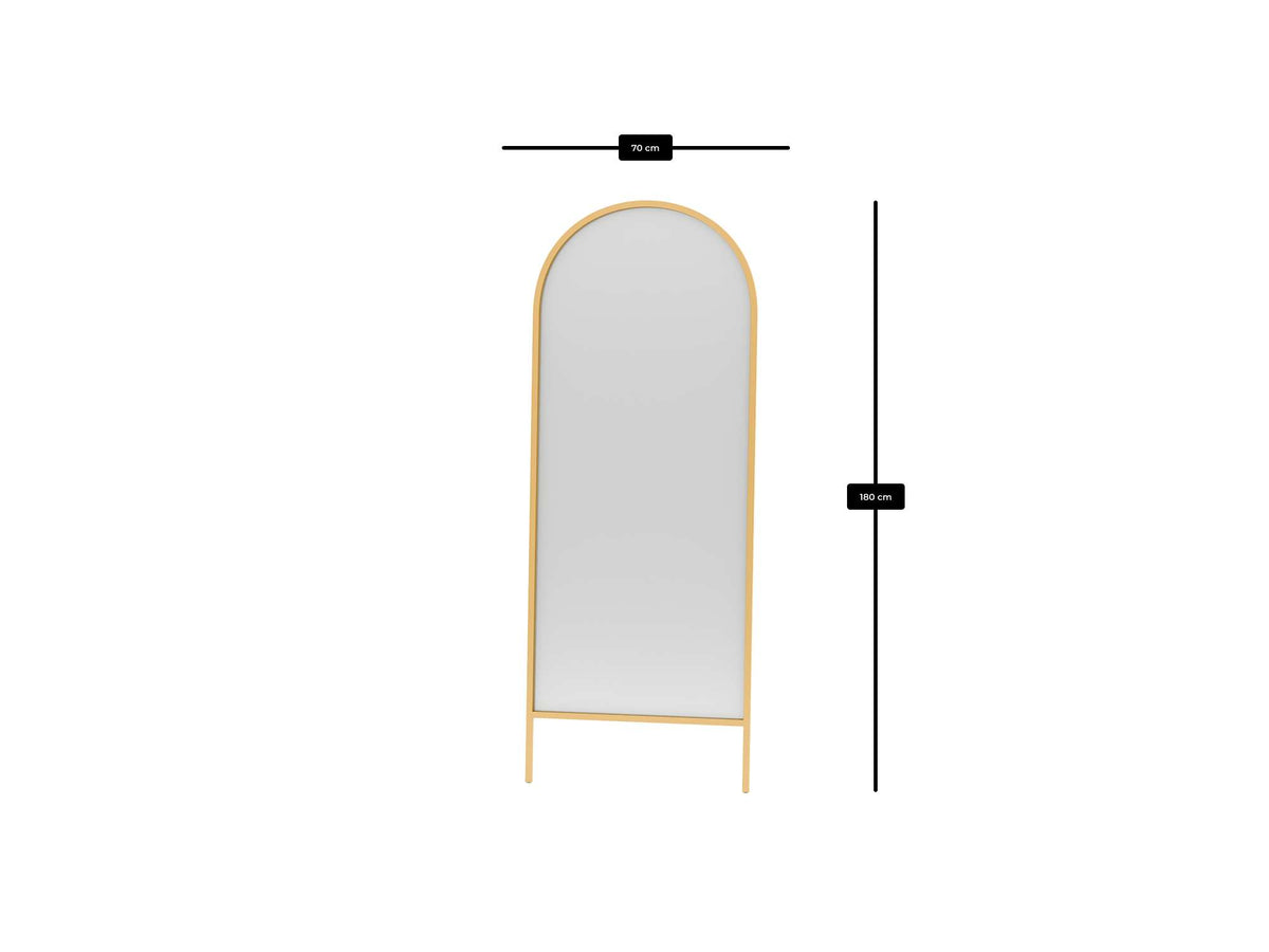 Kozmetičko ogledalo 248, zlatno