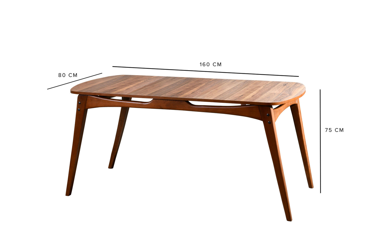 Stol za blagovanje, Orah, Touch - Wooden