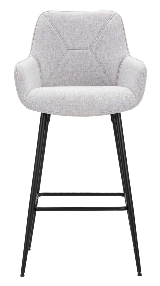 Barska stolica BAR STOOL GREY SET 2 kom cm 55X55X109