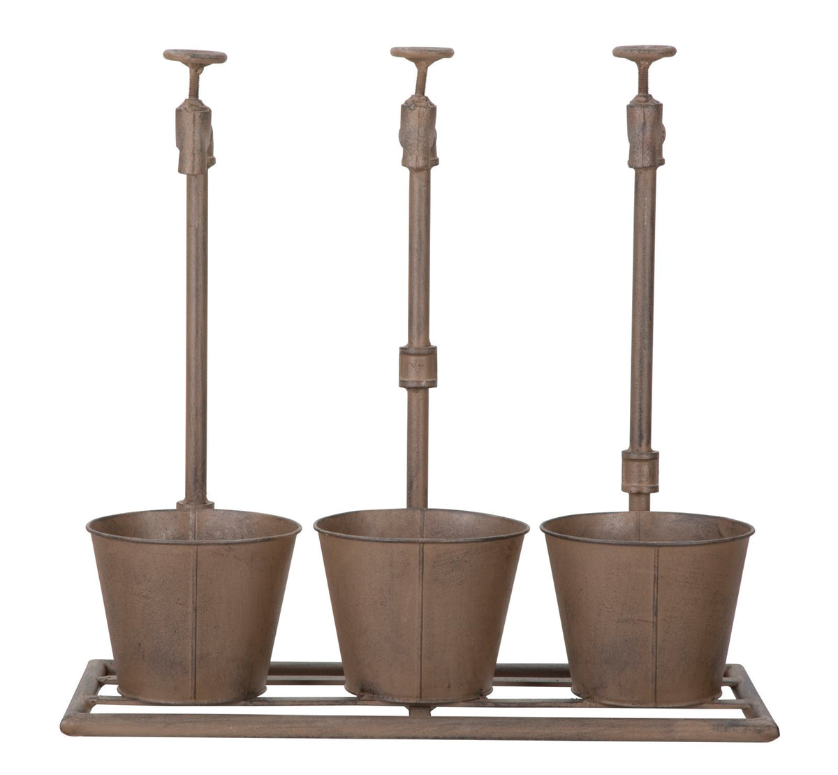 Industrijska vaza, trostruka, 49 × 19 × 48 cm