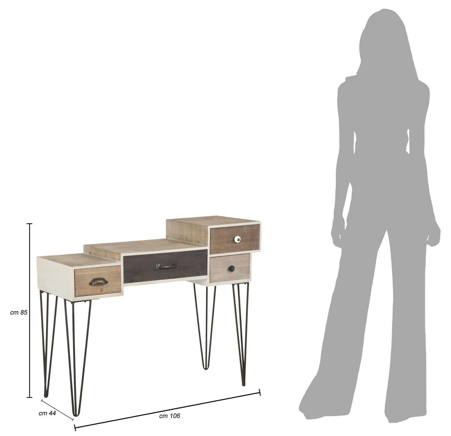 Konzola raw cm 106x44x85