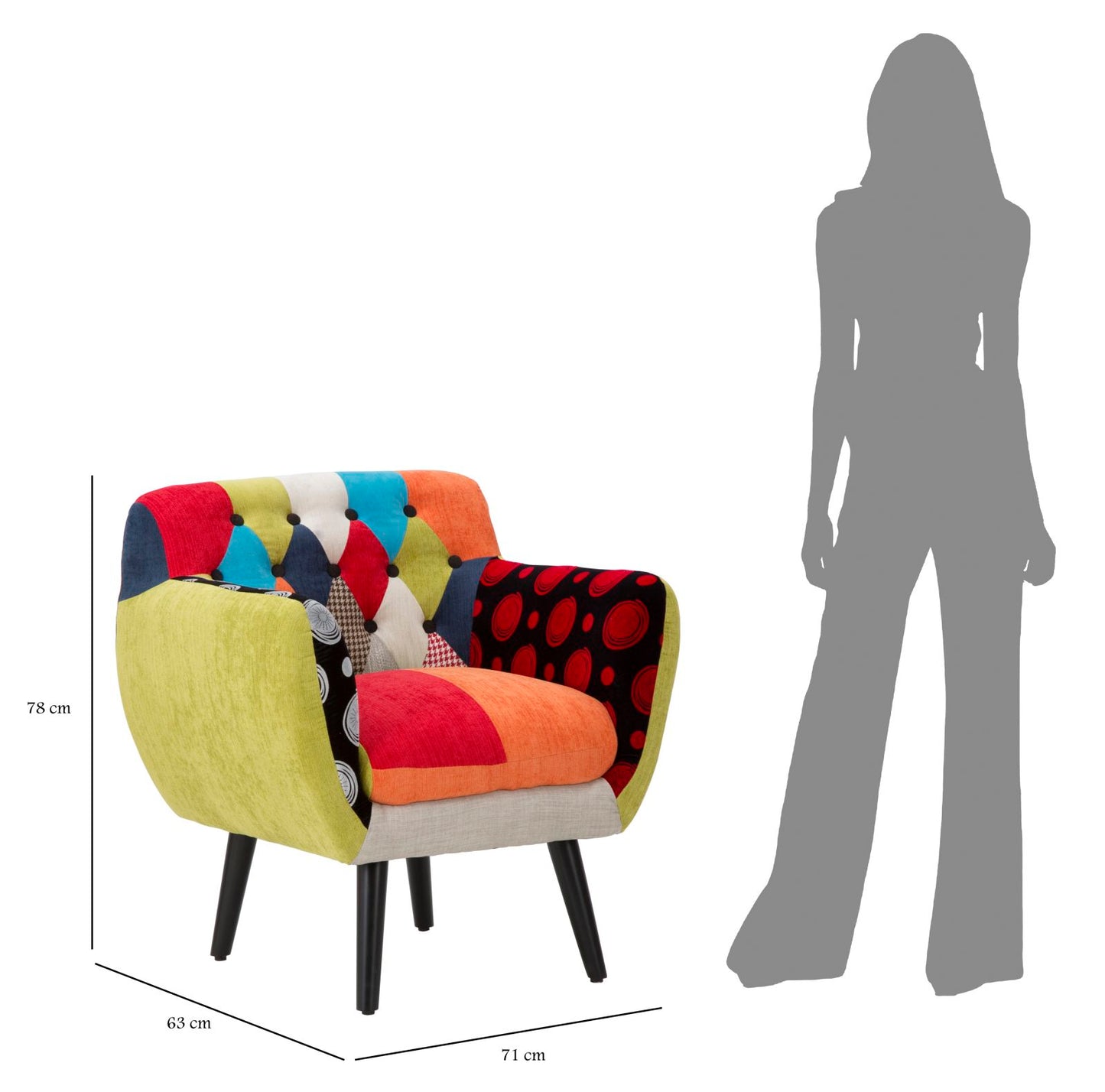 Fotelja imperial new cm 71x63x78