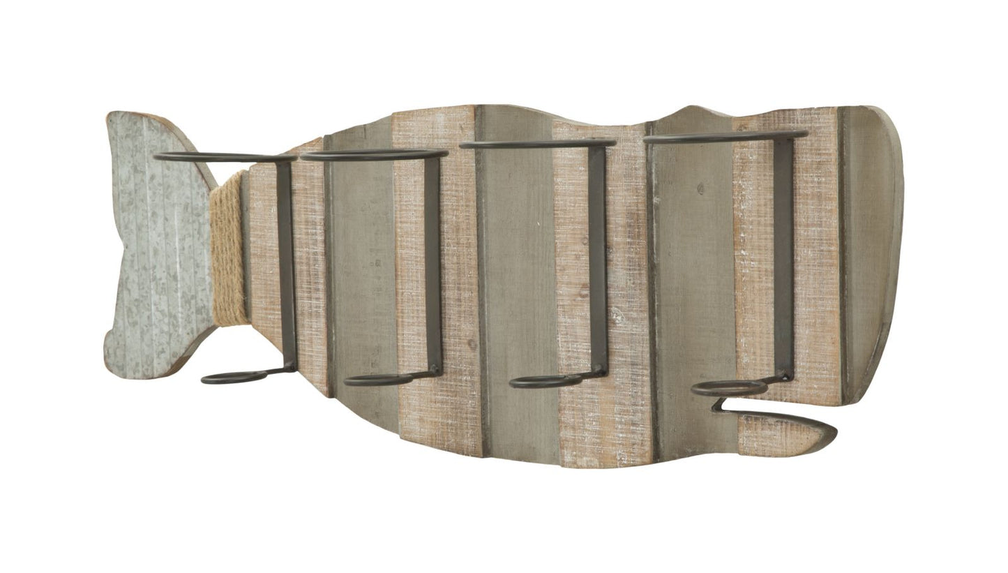 Zidna stalaža za vino balena cm 80x12,5x25