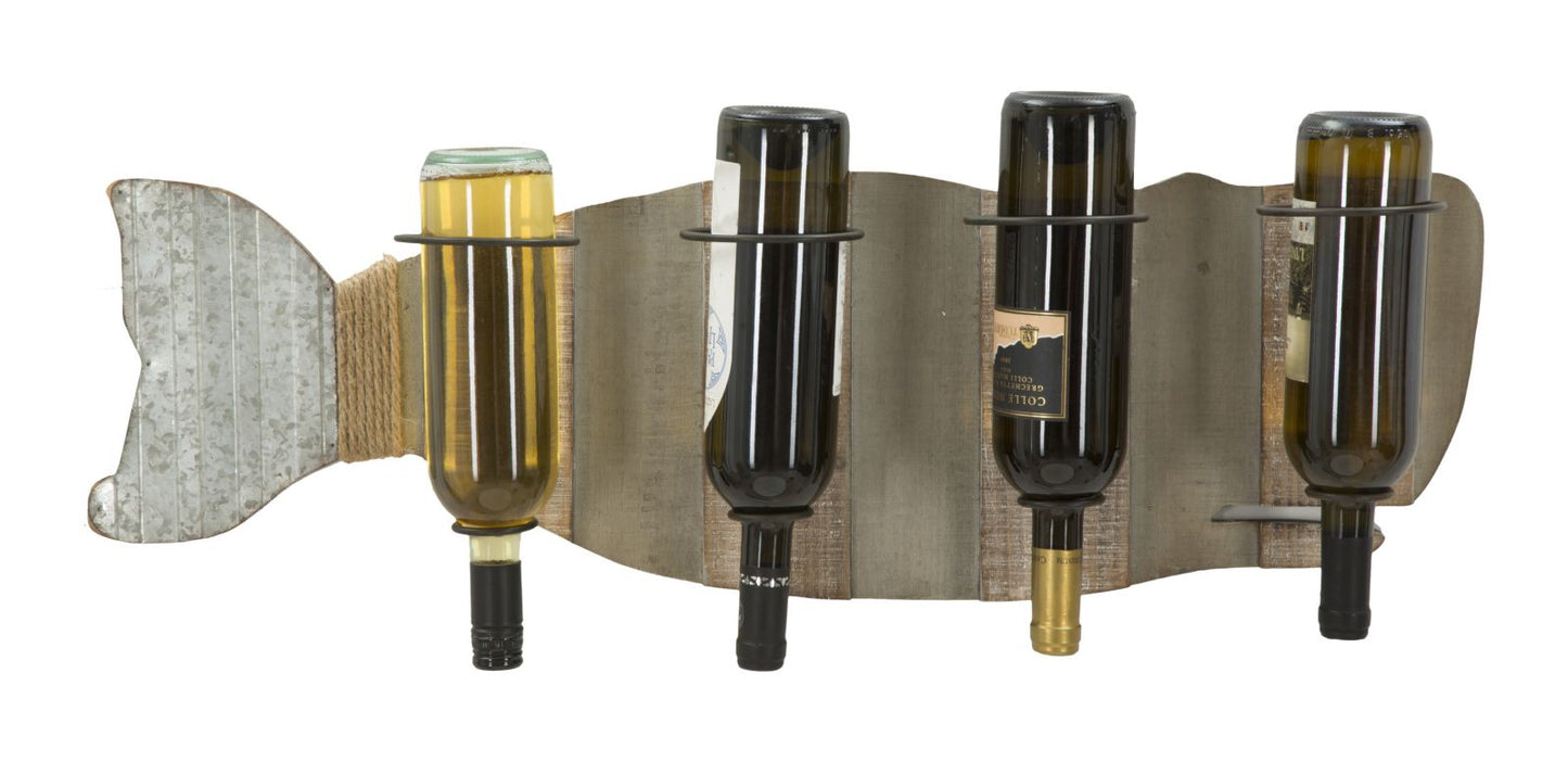 Zidna stalaža za vino balena cm 80x12,5x25