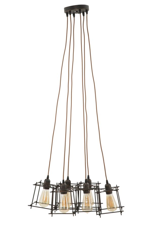 Stropna svjetiljka industry stick 6 svjetala cm 16x16x16 (jedna)