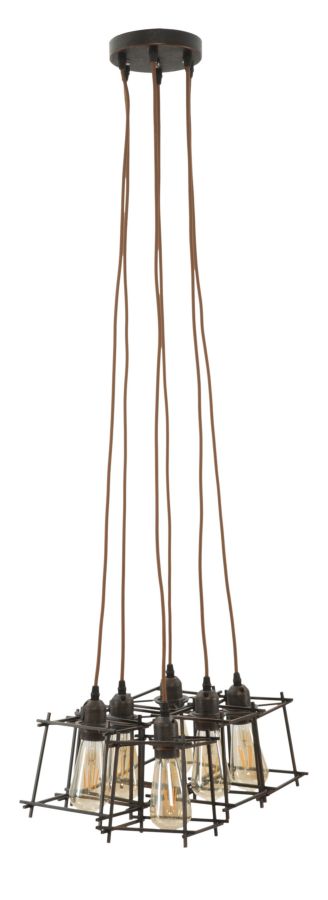 Stropna svjetiljka industry stick 6 svjetala cm 16x16x16 (jedna)