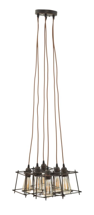 Stropna svjetiljka industry stick 6 svjetala cm 16x16x16 (jedna)