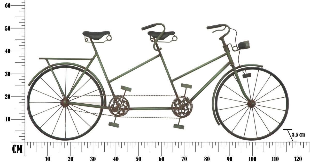 Zidna dekoracija tandem cm 117,5x3,5x53