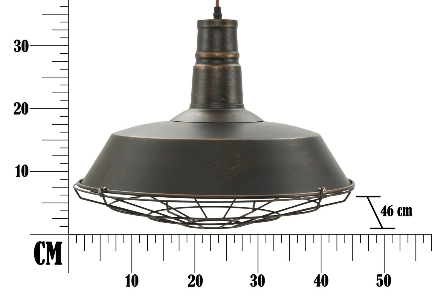 Stropna svjetilka industry cm ø 46x32