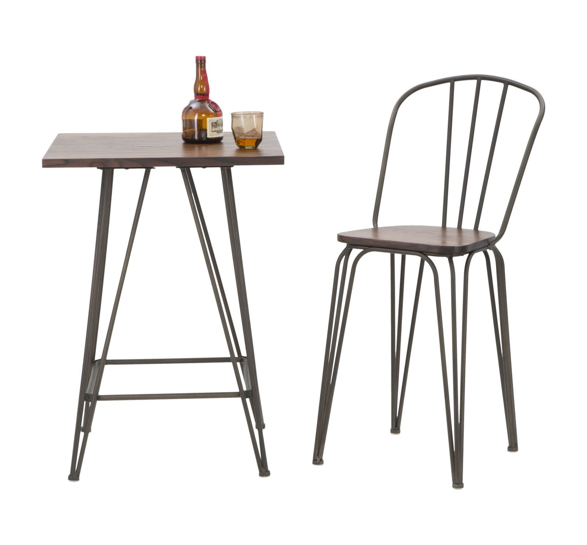 Barska stolica Harlem 54x45x102, set od 2 kom. (visina sjedala 61 cm)