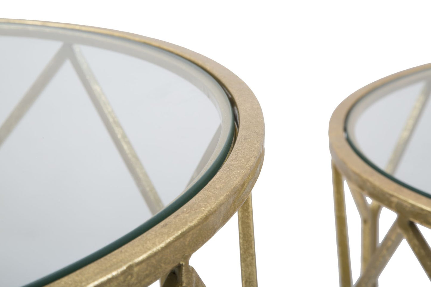 MAURO FERRETT IStolići set od 2 koma cm ø 50x60-45x50