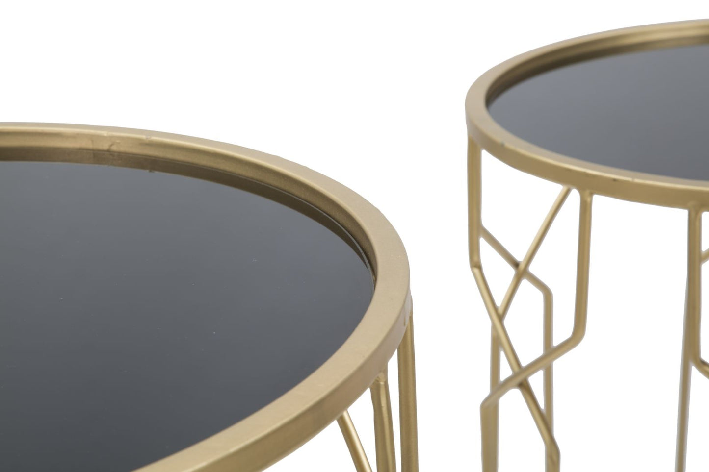Set stolića od 3 kom glam lignes cm ø 40x63-35x57,5-30x53,5