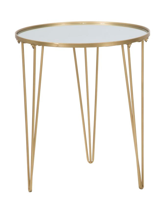 Coffee table glam gold-ogledalo cm ø 50x58,5