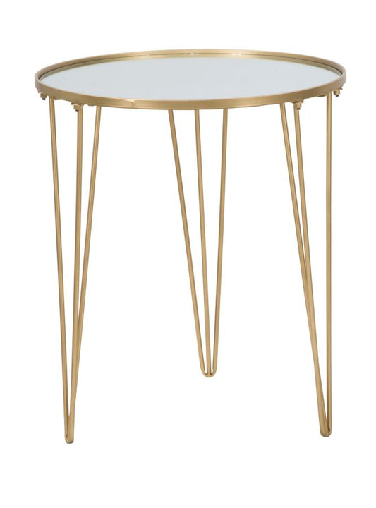 Coffee table glam gold-ogledalo cm ø 50x58,5