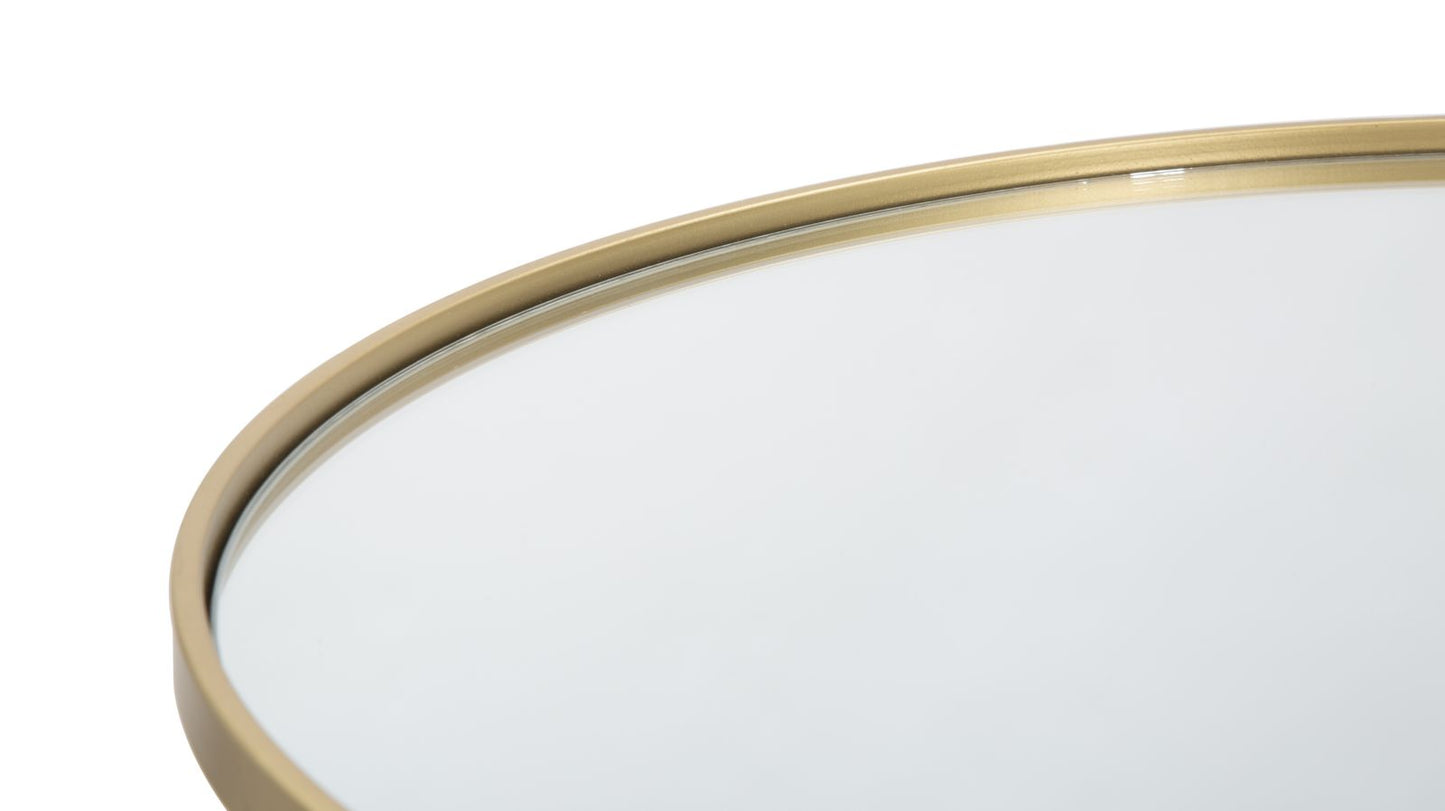 Coffee table glam gold-ogledalo cm ø 40x49