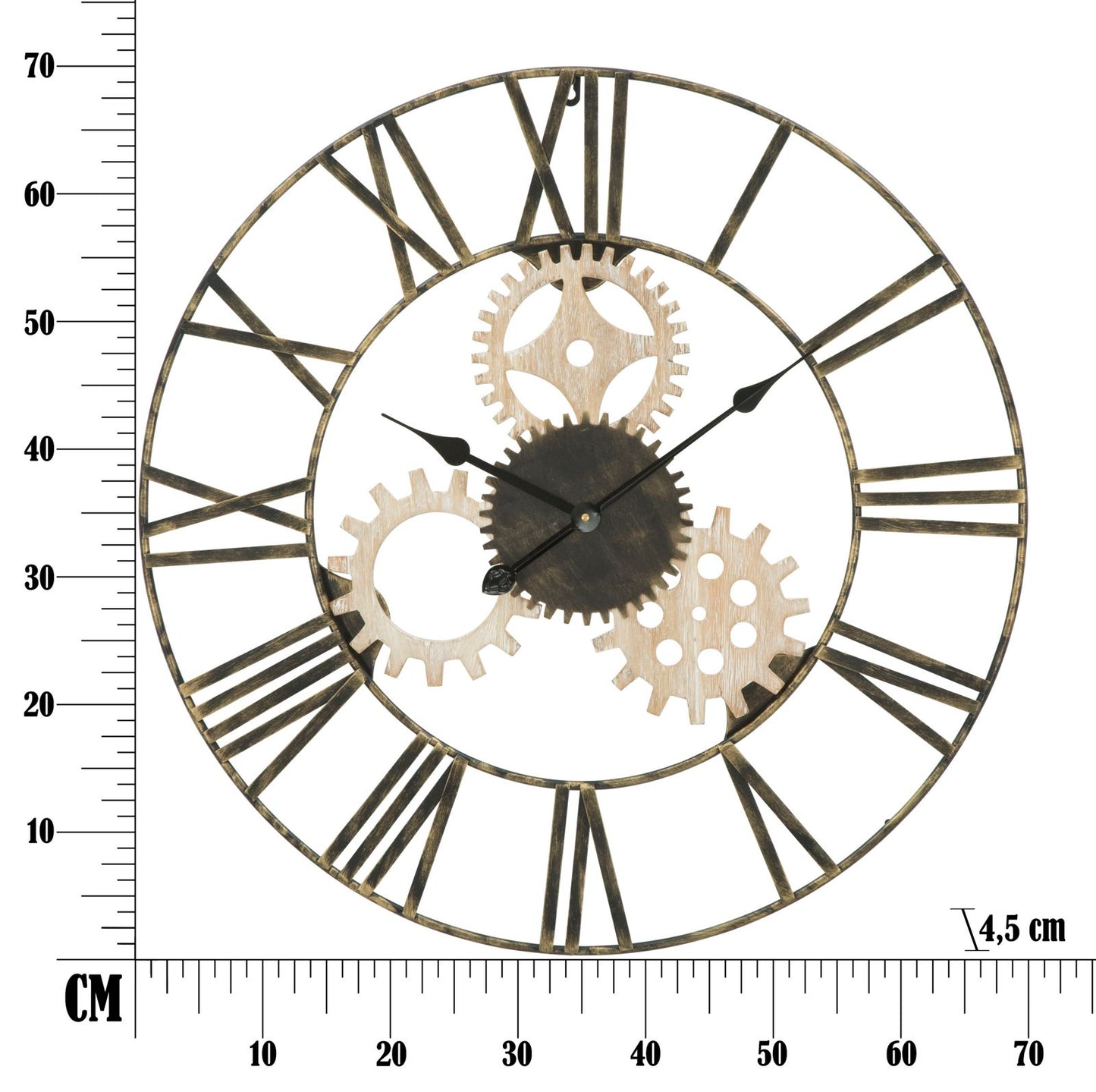 Zidni sat MADDOX 70x70x4,5 cm