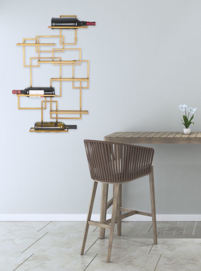Zidna stalaža za boce glam okomiti cm 50x10x79,5