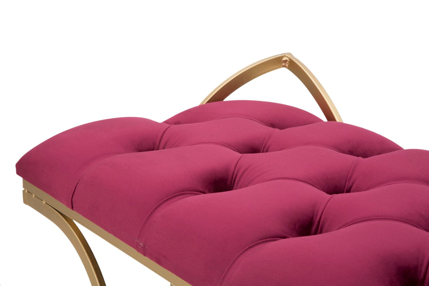 Klupa glam luxy bordeaux cm 103x43x47