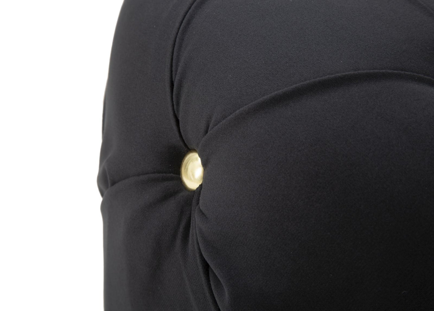 Tabure diamond glam black cm ø 45x40