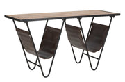 Stol s držačem časopisa ANA 62,5x120x43 cm