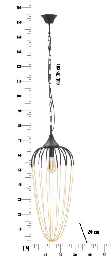 Stropna svjetilka elegant cm ø 29x72