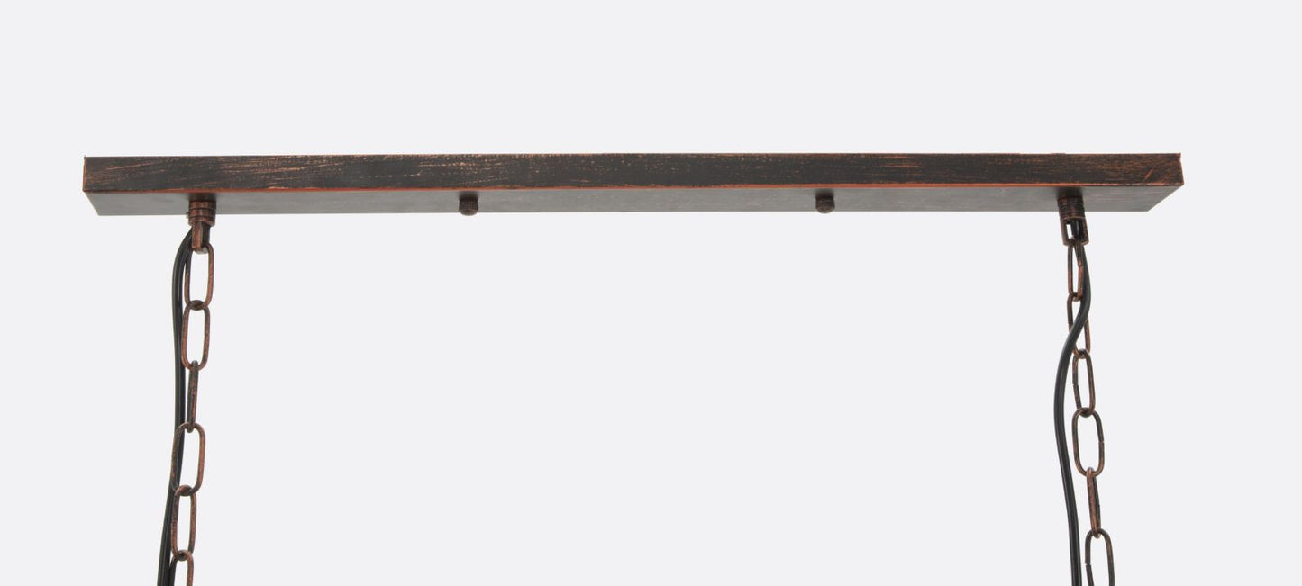 Stropna svjetiljka 3 svjetla industry cm 120x30x30 (lanac cm 85)