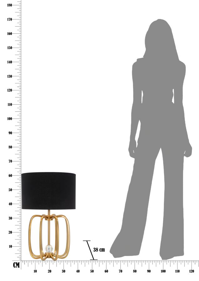 Stolna svjetiljka glam ball cm ø 38x62