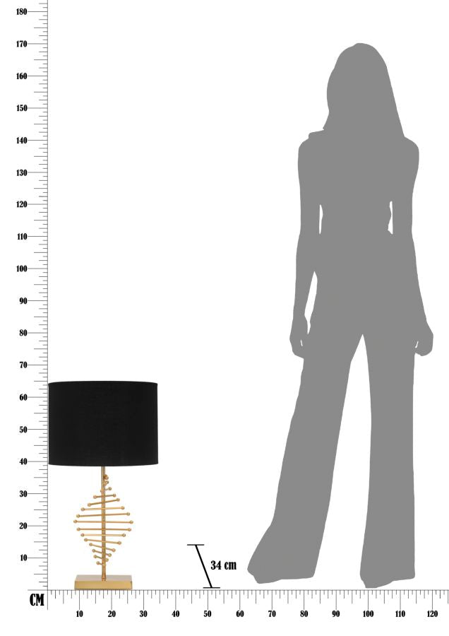 Stolna svjetiljka glam sticky cm ø 34x65
