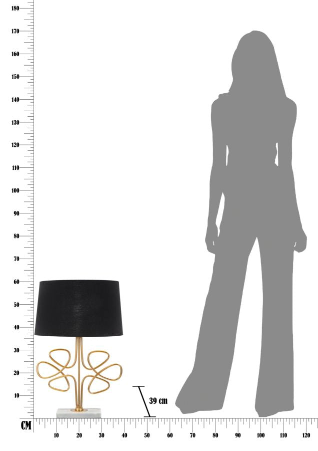Stolna svjetilka glam roudy cm ø 39x65