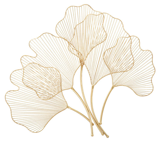 Metalni panel glam leaf cm 69x5x62