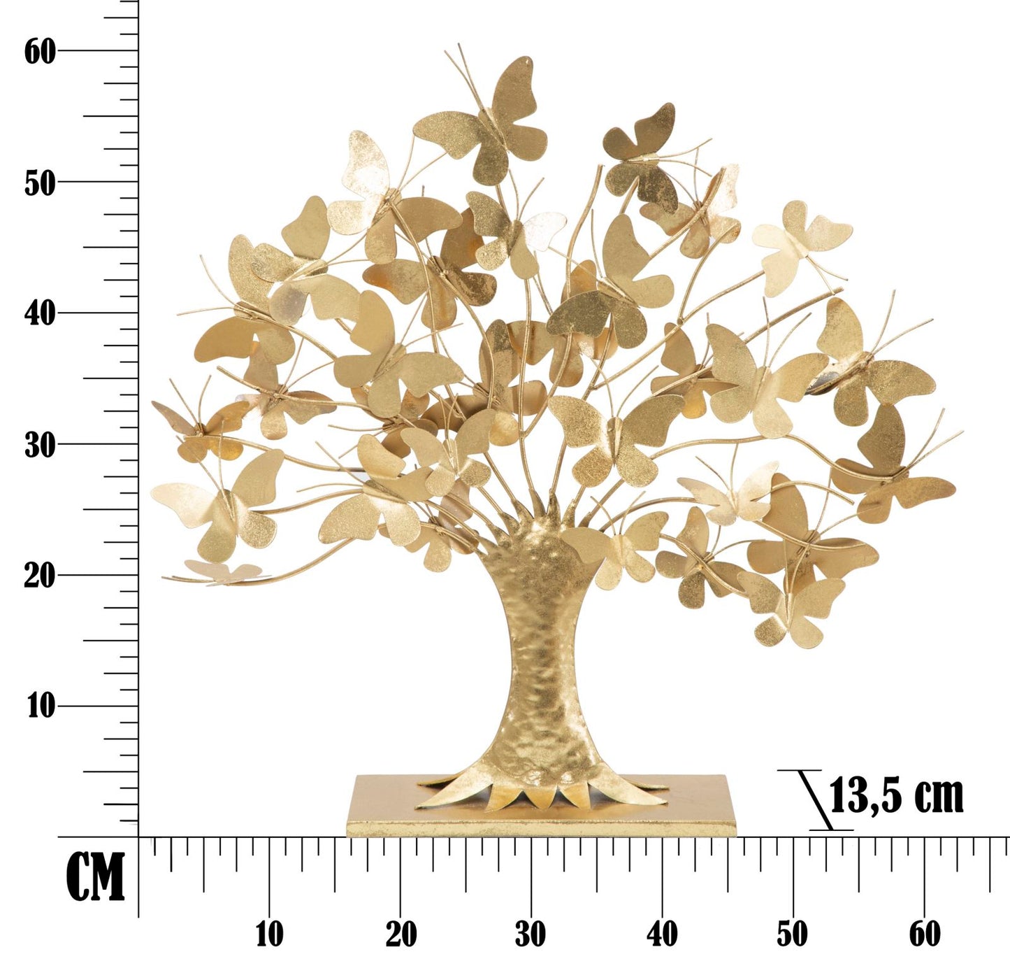 Dekoracija drvo života s leptirom glam cm63x13,5x60