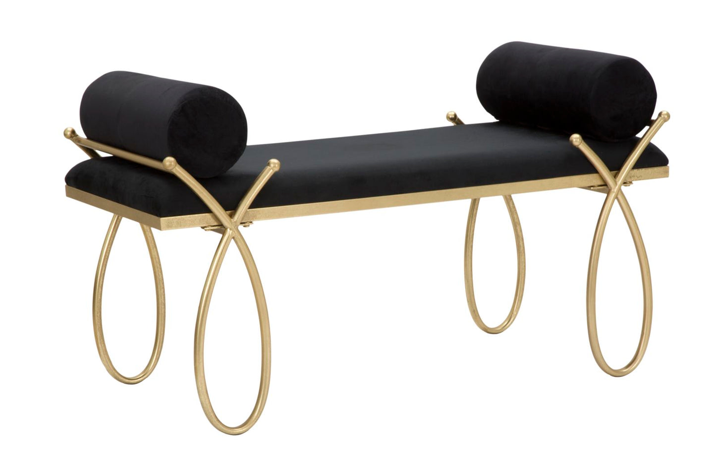 Tabure-klupa crna cm 112,5x49x53