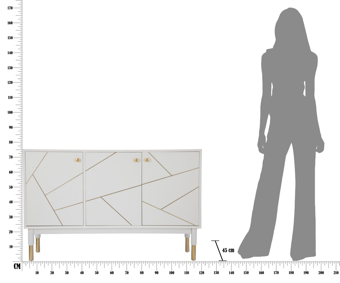 Ormarić Luxy cm 120x45x75