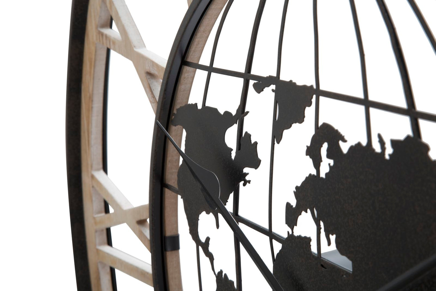 Zidni sat world dark cm ø 70x5
