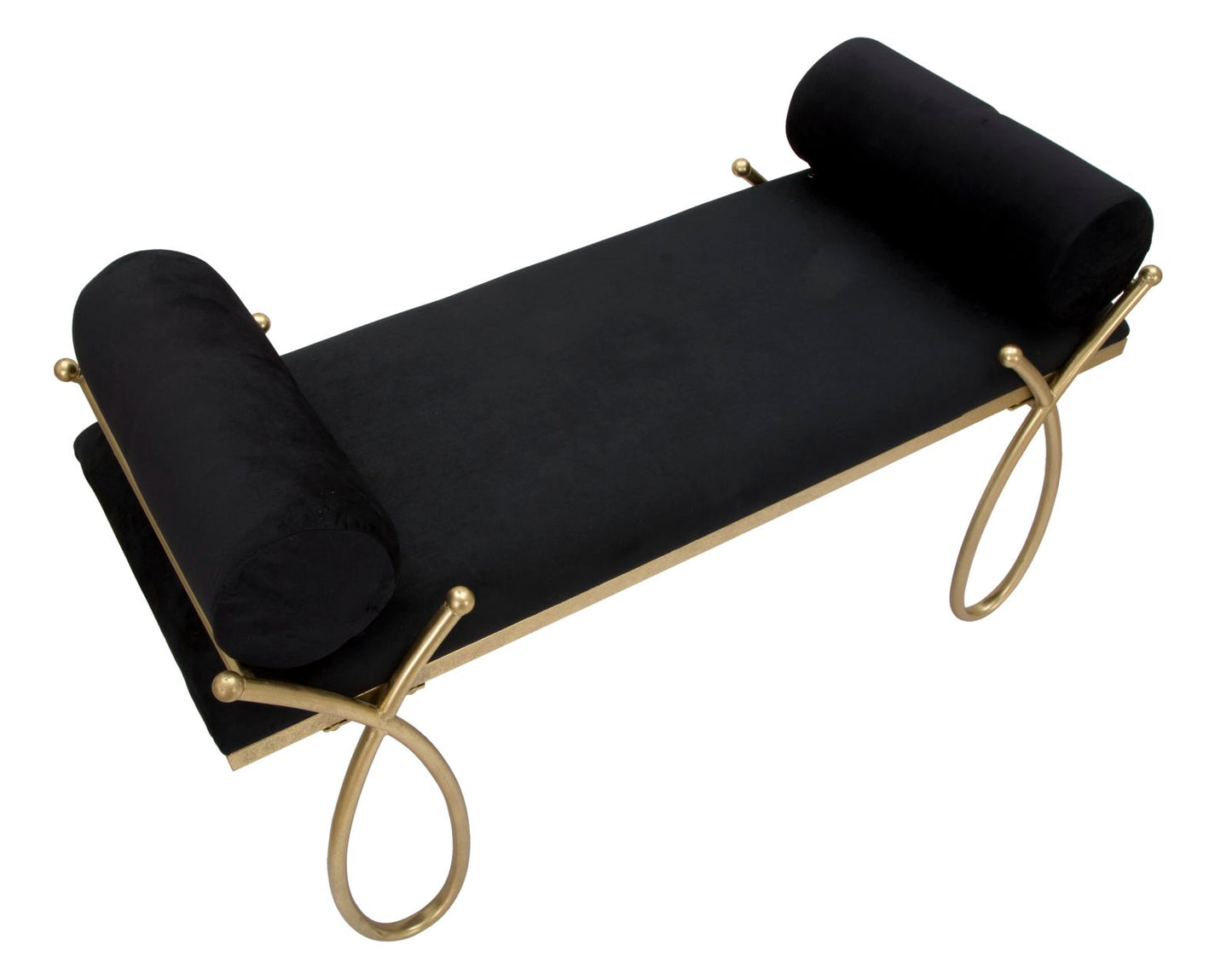 Tabure-klupa crna cm 112,5x49x53