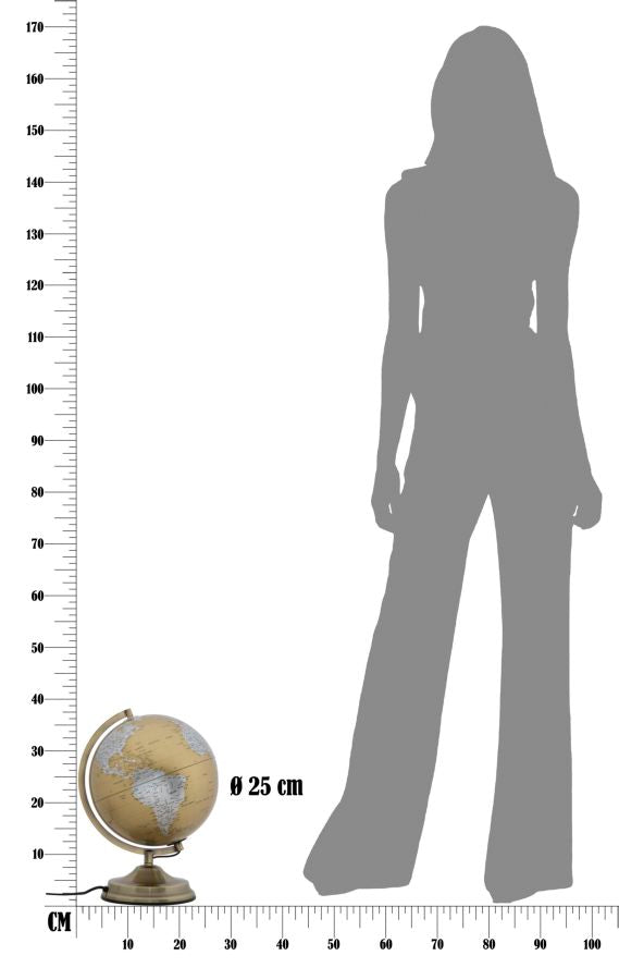 Narančasti globus cm ø 25x38