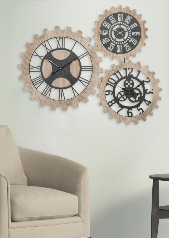 Zidni sat 3 gears cm 93x3x74