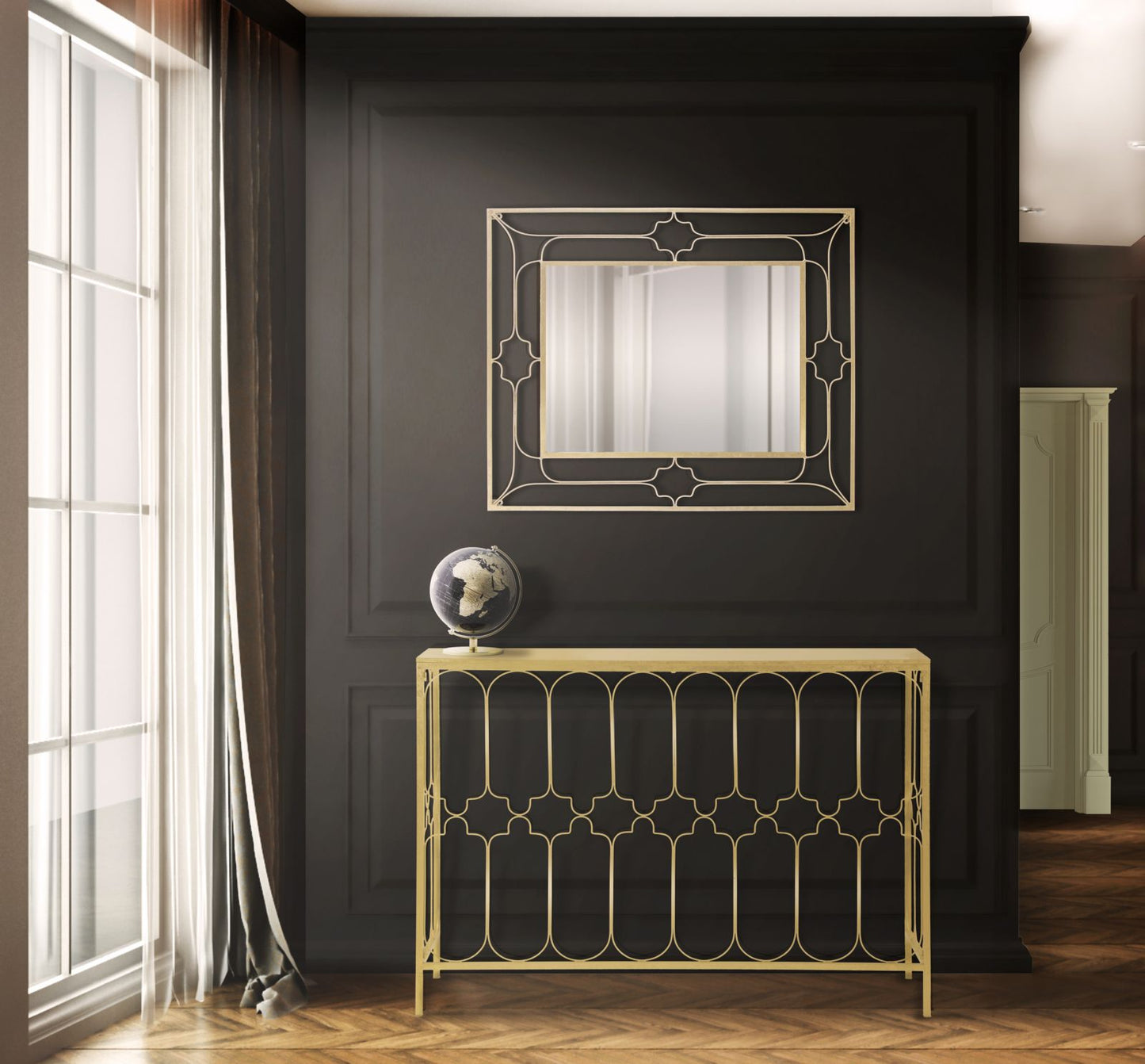 Konzola glam balkon cm 112x31x81,25