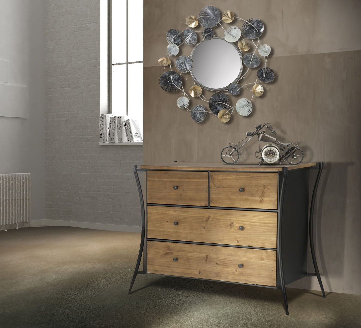 Ladice Glasgow cm 122x49x85