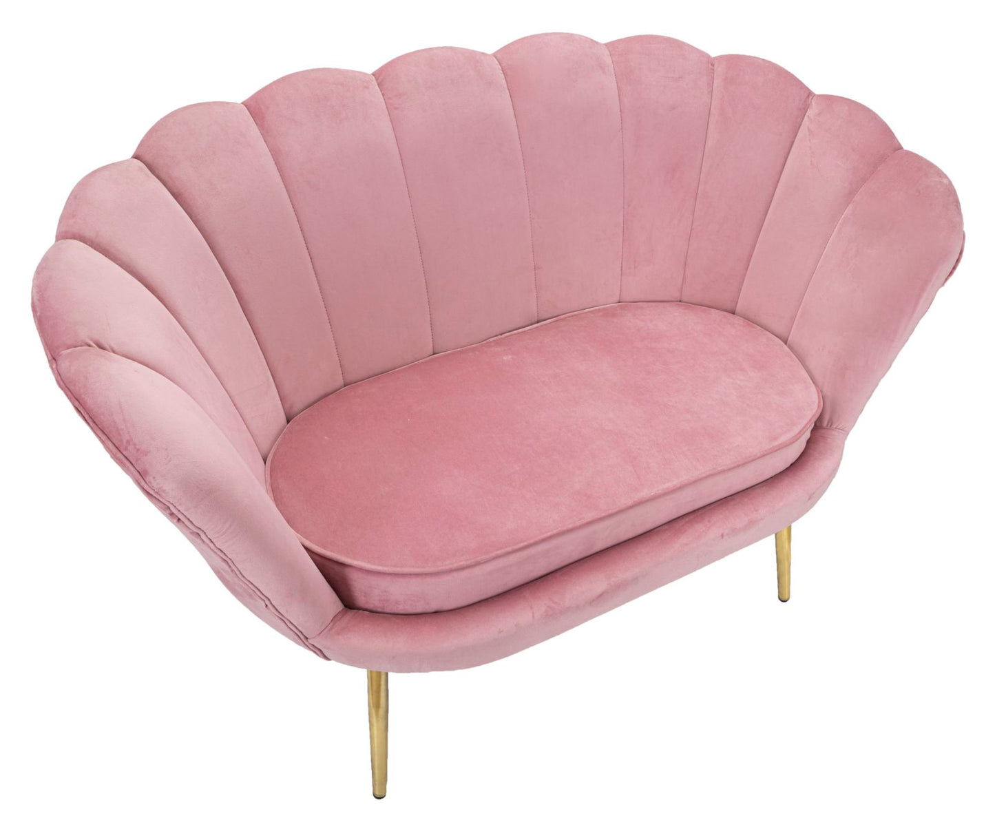Sofa Vienna roza cm 130x74x84