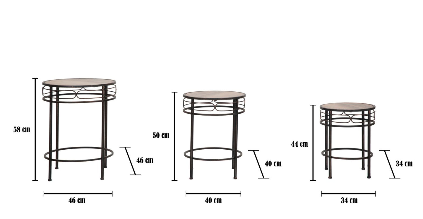 Držač za biljke essential tris cm ø 46x58-40x50-34x44