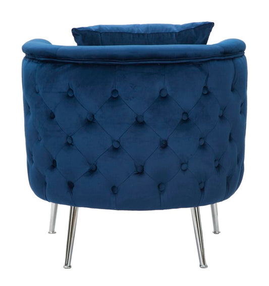 Fotelja Bucarest blu elettrico cm 76x74x73