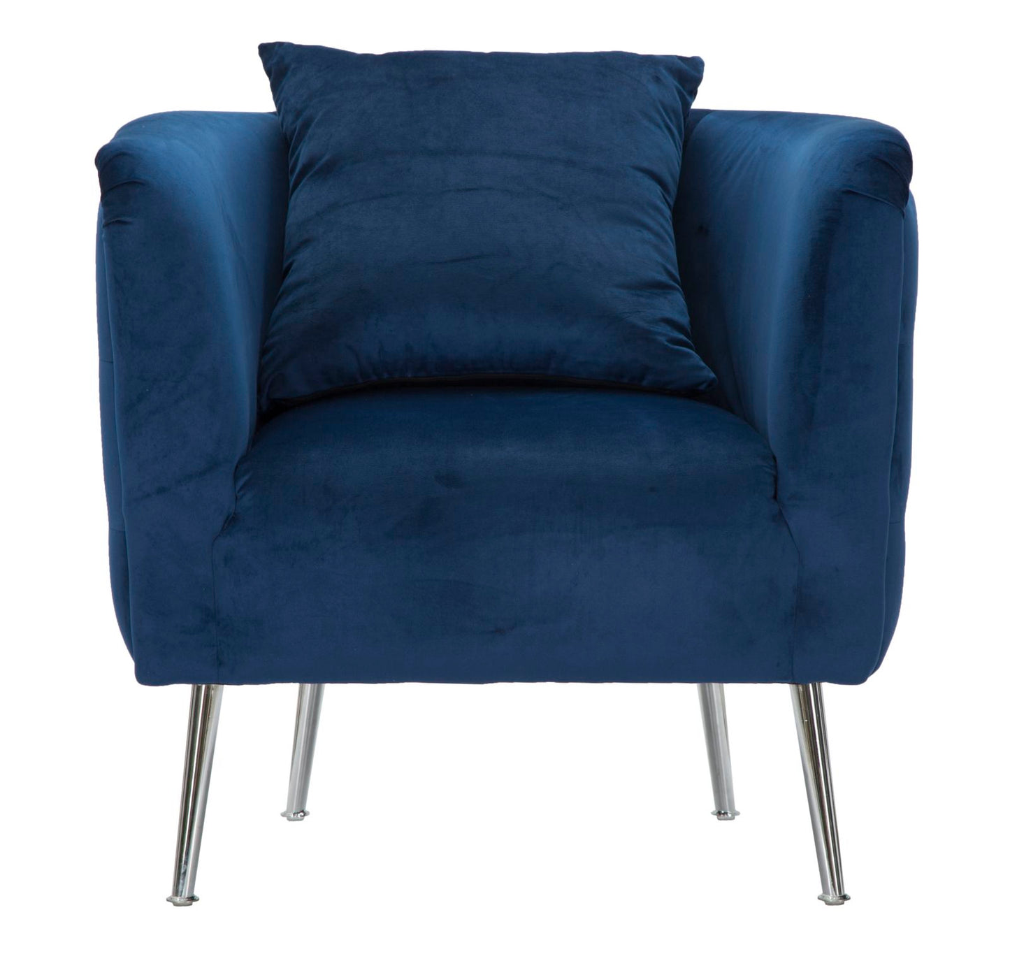 Fotelja Bucarest blu elettrico cm 76x74x73