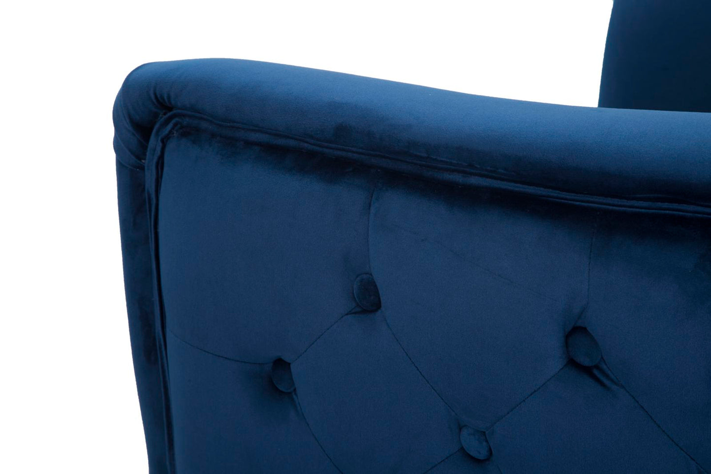 Fotelja Bucarest blu elettrico cm 76x74x73