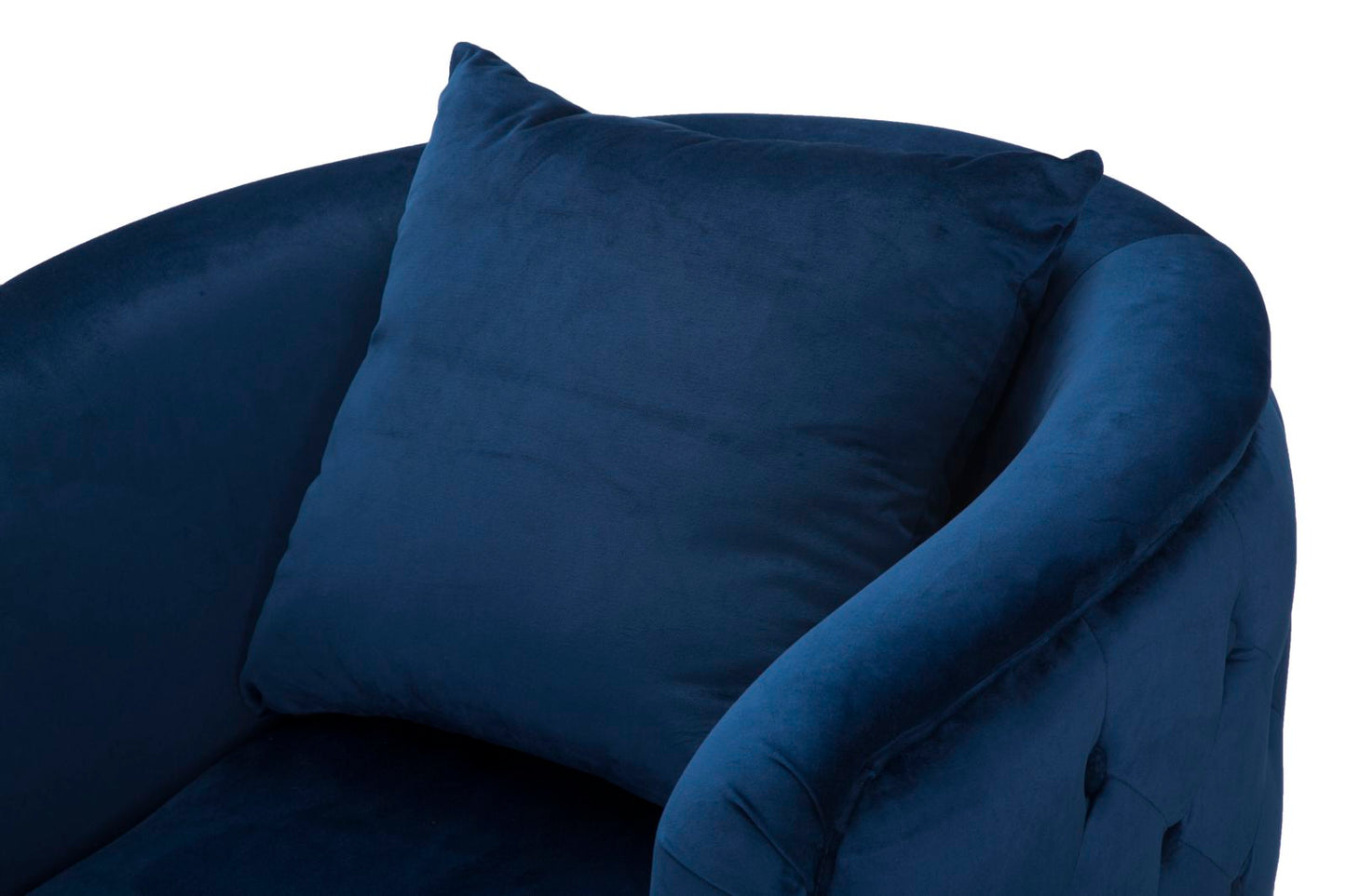 Fotelja Bucarest blu elettrico cm 76x74x73