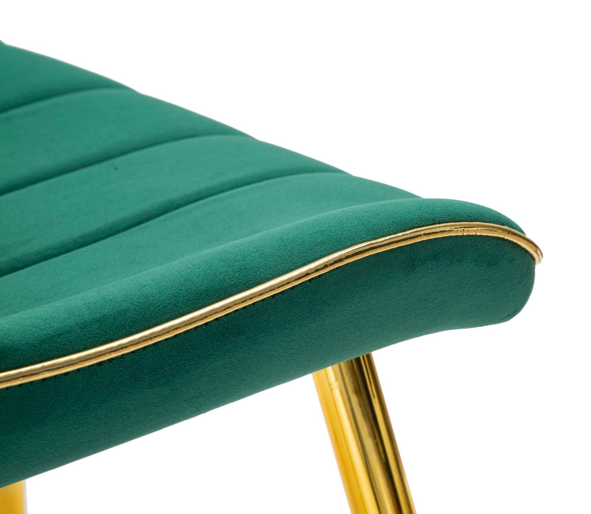 Stolica Paris zeleno-zlata, set od 2 kom., 51 x 59 x 79 cm