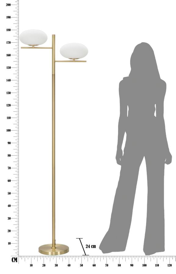 Podna lampa LYRIC 180x51x24 cm